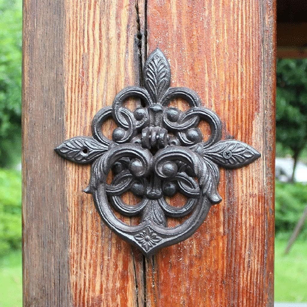 Handle gate Knocker Ring,Door Knocker Cast Iron Door Knocker, Front Door Knocker, Front Door Knocker Vintage Farmhouse Home Decor Cast Iron Door Knocker