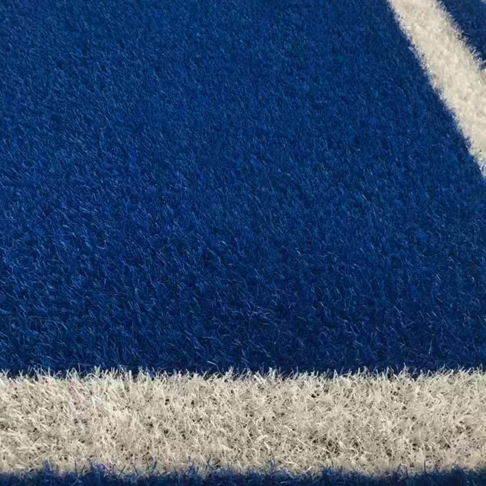 ForzaFit Sprint-Track 25 mm - Sprintbahn aus Kunstgras für Fitness & Sport (Blau, 5 x 1.5 m)