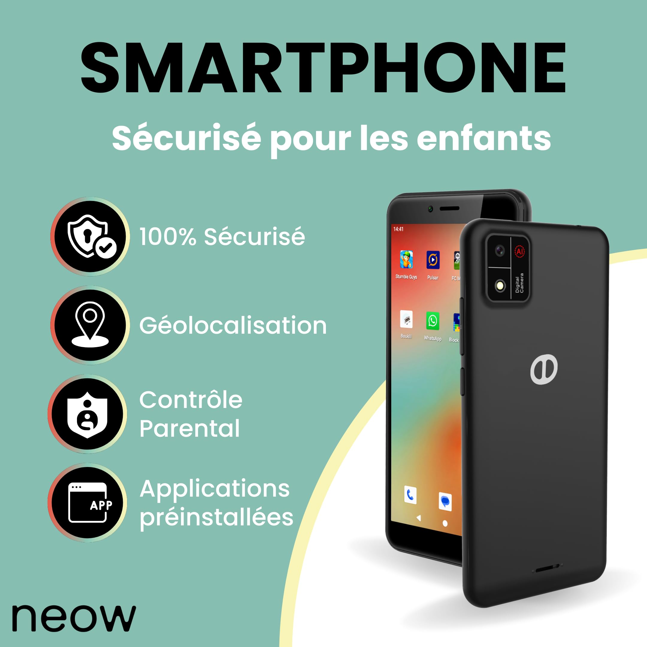 Neow Kids - Smartphone Android 14 – Bild 2