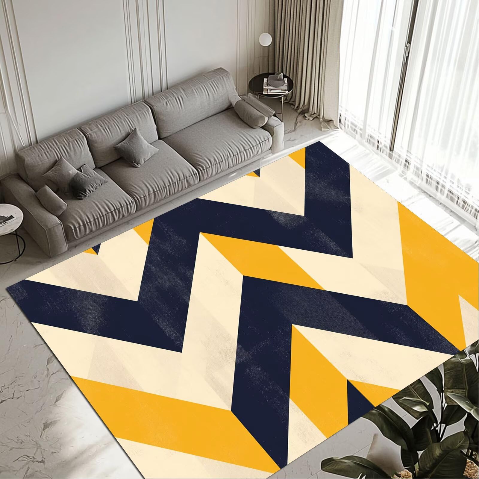 Petit tapis salon et chambre adulte moderne pour un intérieur chaleureux