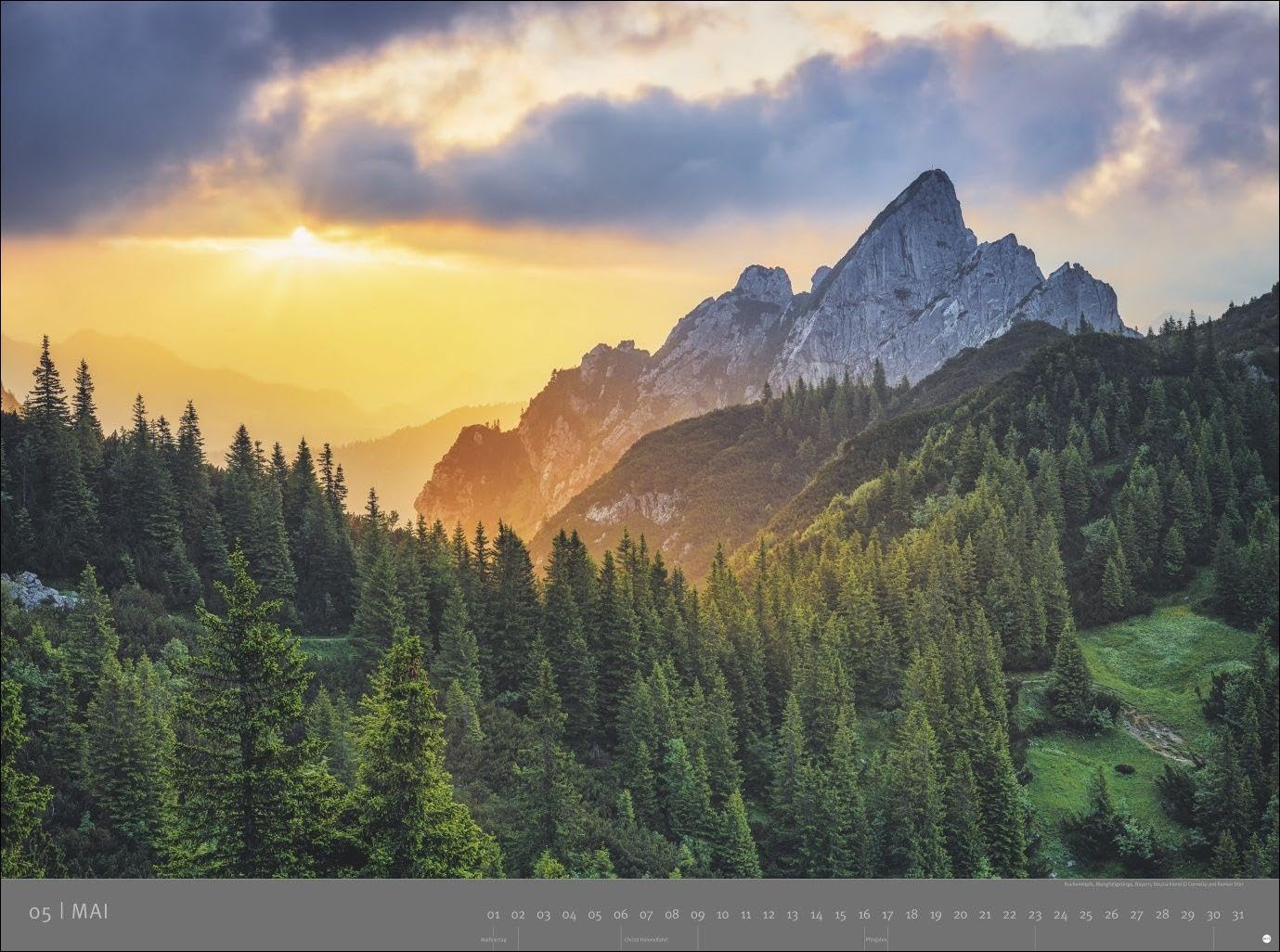 Alpen - Edition Alexander von Humboldt Kalender 2027: Alexander von Humboldt-Reihe. Hochwertiger Foto-Wandkalender mit atemberaubenden Landschafts-Fotos. Foto-Kalender XXL. Querformat.