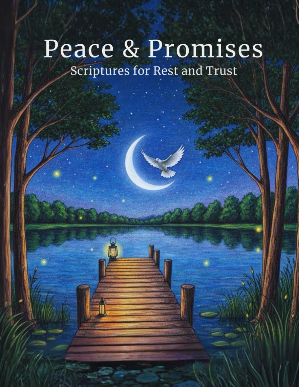 Peace & Promise: Scriptures of Trust and Rest (The Christian Adult Coloring Series)
