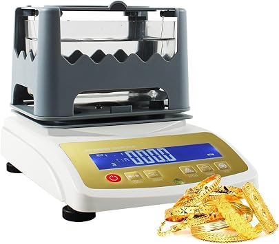 Precious Metal Purity Tester, Digital Gold Density Meter, Gold Purity Analyser, Gold Karat Measuring Device, for Jewelry Testing Center, Pawnshops,1200K