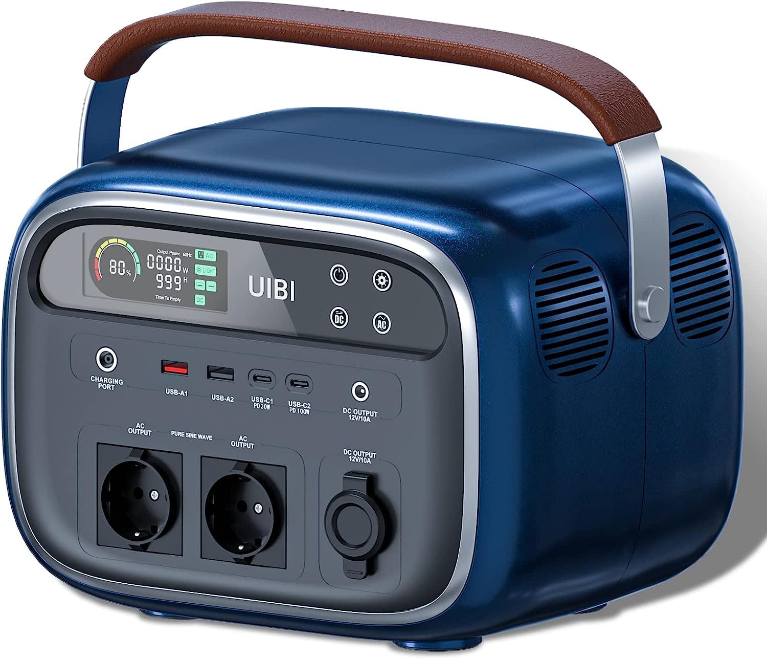 Amazon.co.jp: UIBI ポータブル電源 大容量 666Wh AC700W(瞬間 