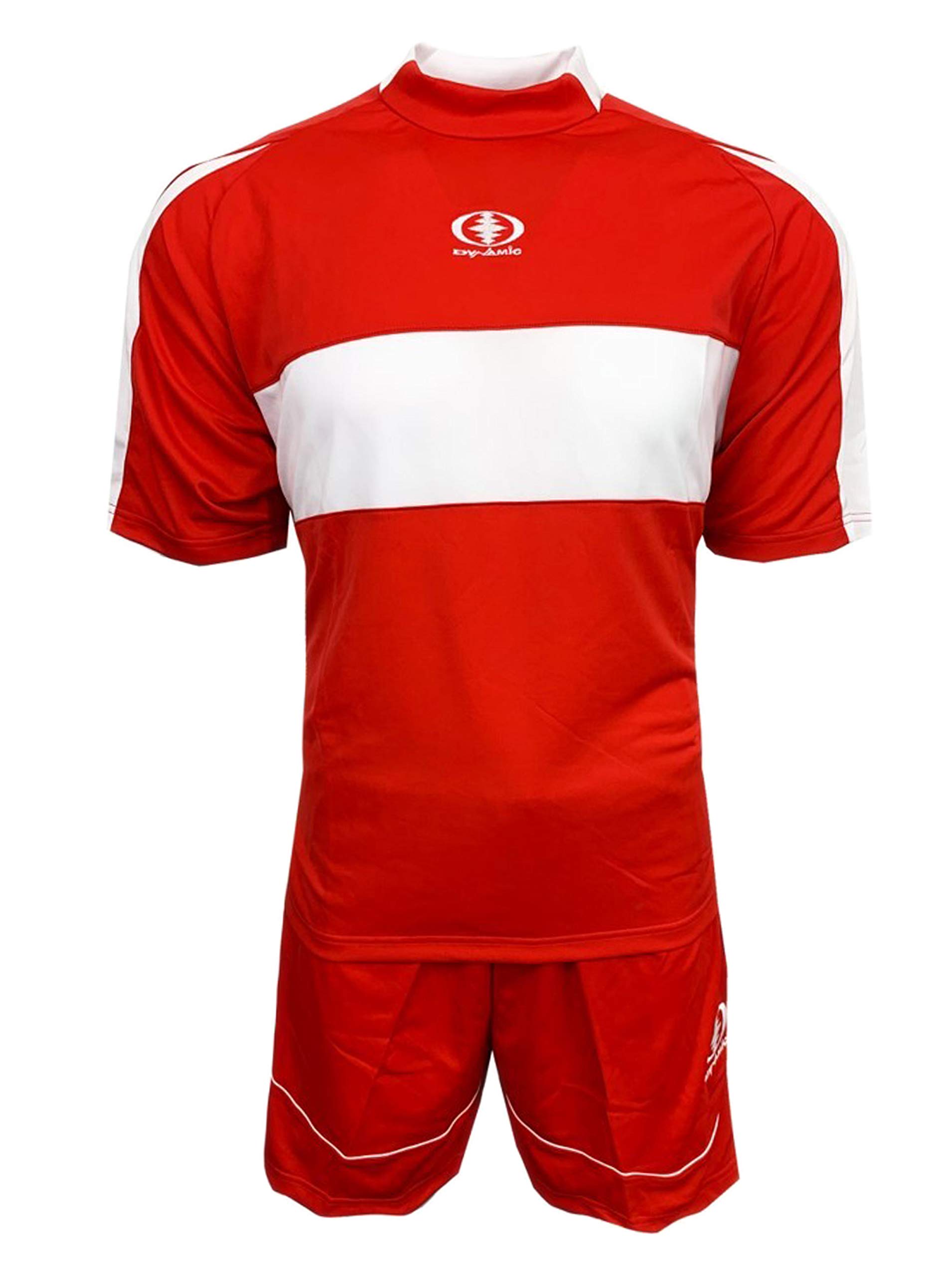 Soccer Uniforms for Teams, Short and Jersey, Two Styles Red and Blue (Large, Red)