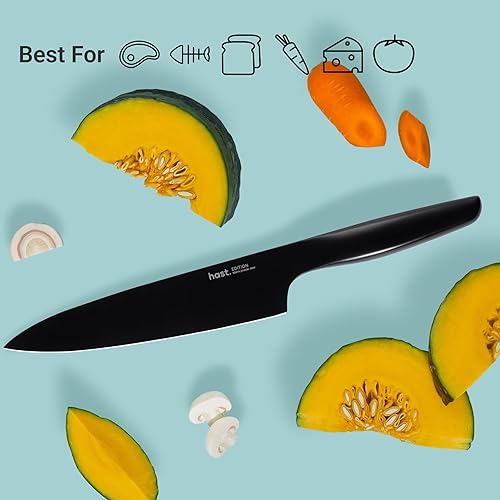 Miniatura 2 de Hast Cuchillo de chef profesional de 8 pulgadas, acero en polvo ultra afilado, alto rendimiento, diseño ligero, mango ergonómico, decoración