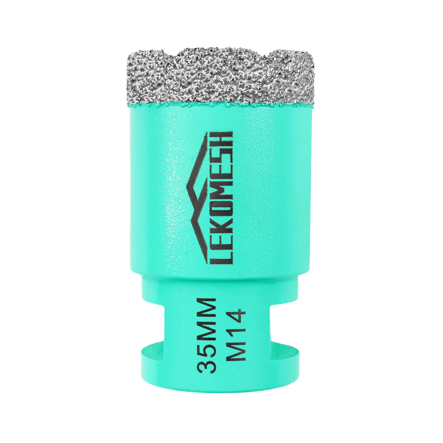 Punta per Trapano Diamantata 35MM Punta a Tazza per Porcellana Ceramica Piastrella Marmo Granito Pietra Quarzo- Filettatura M14 per Smerigliatrici Angolari LEKOMESH