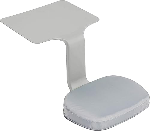 ECR4Kids The Surf Escritorio portátil con cojín, asiento flexible, gris claro, 10 piezas
