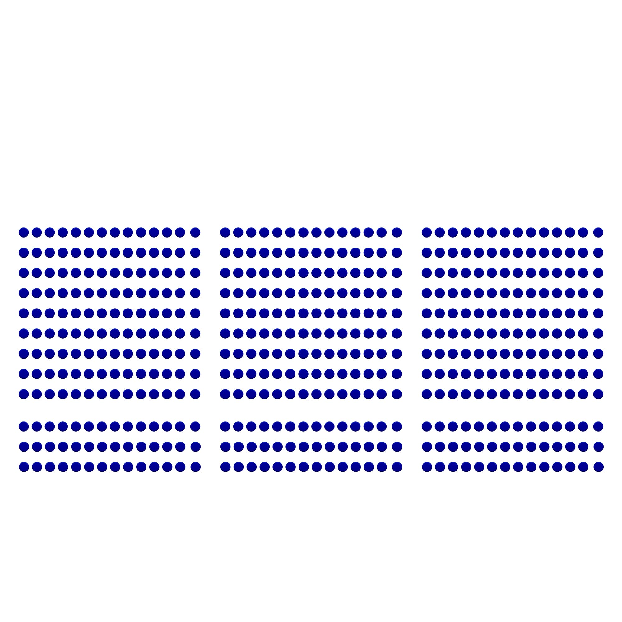Bindiful Plain Round Blue Velvet Bindis (2mm) (BFO061)-image-10