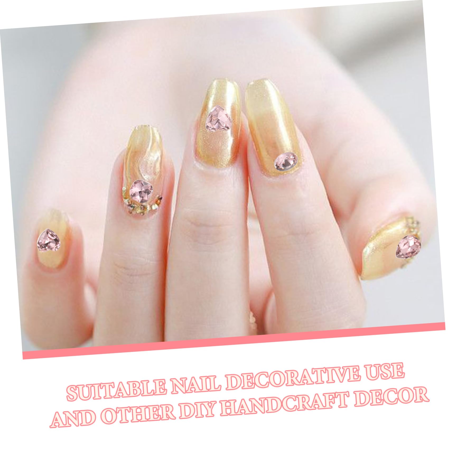 Mipcase Rhinestone Charms Per Unghie Decorazioni Irregolari Per Manicure Di Ciondoli Colorati Ab Per Nail Art e Progetti Fai Da Te Confezione