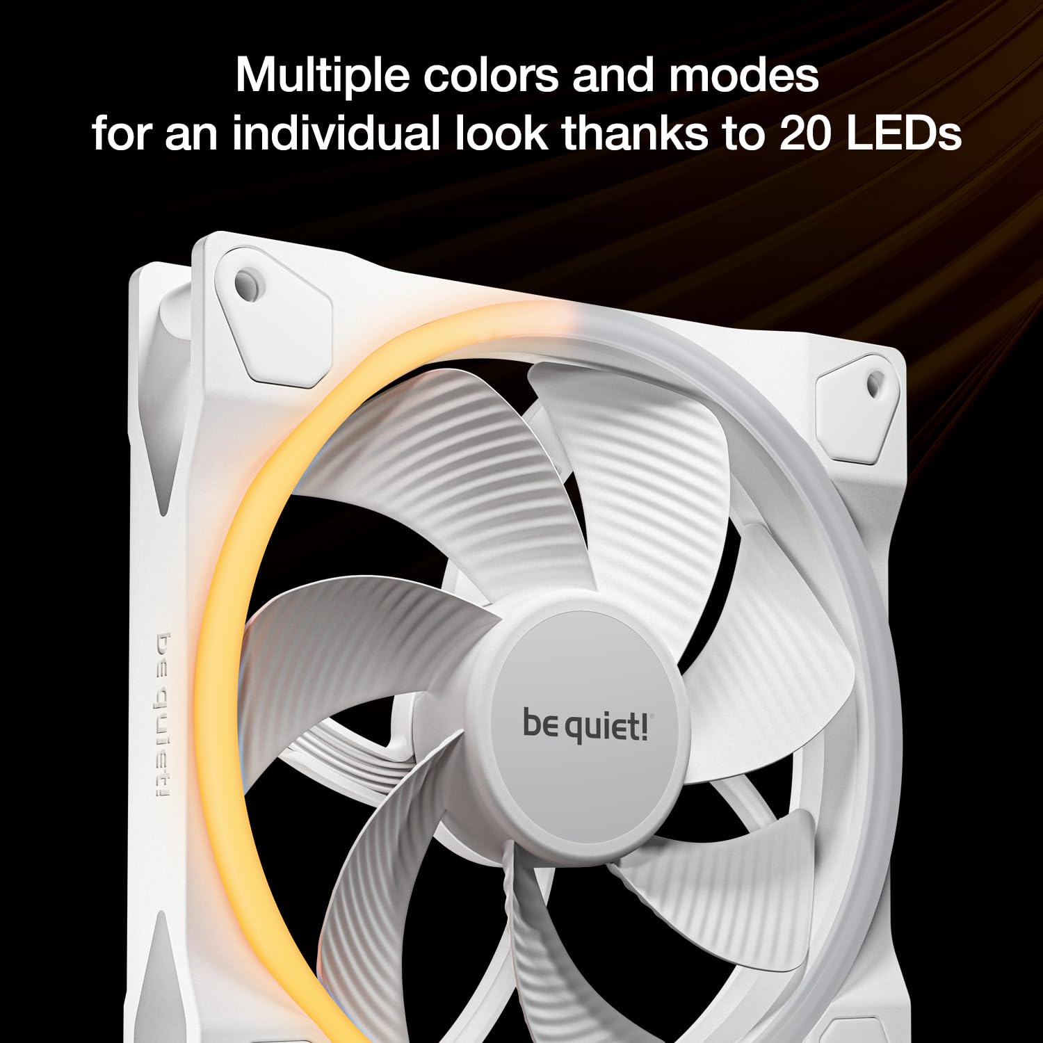 Fan/Ventoinha be quiet! LIGHT WINGS LX 140mm Reverse, PWM, Branco