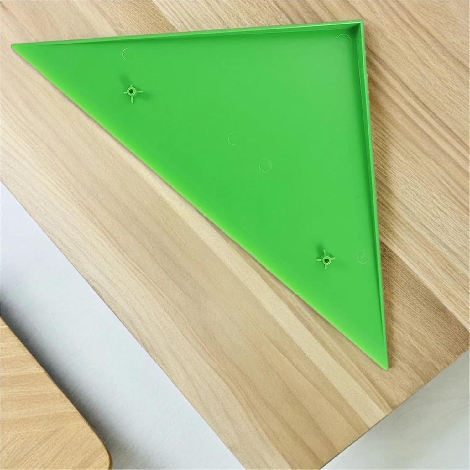 Foosball Table Corner Protectors 16 Pcs Accessories Durable Foosball Table Corner Covers ABS Edge Protectors Green Triangle Shape Football Supplies