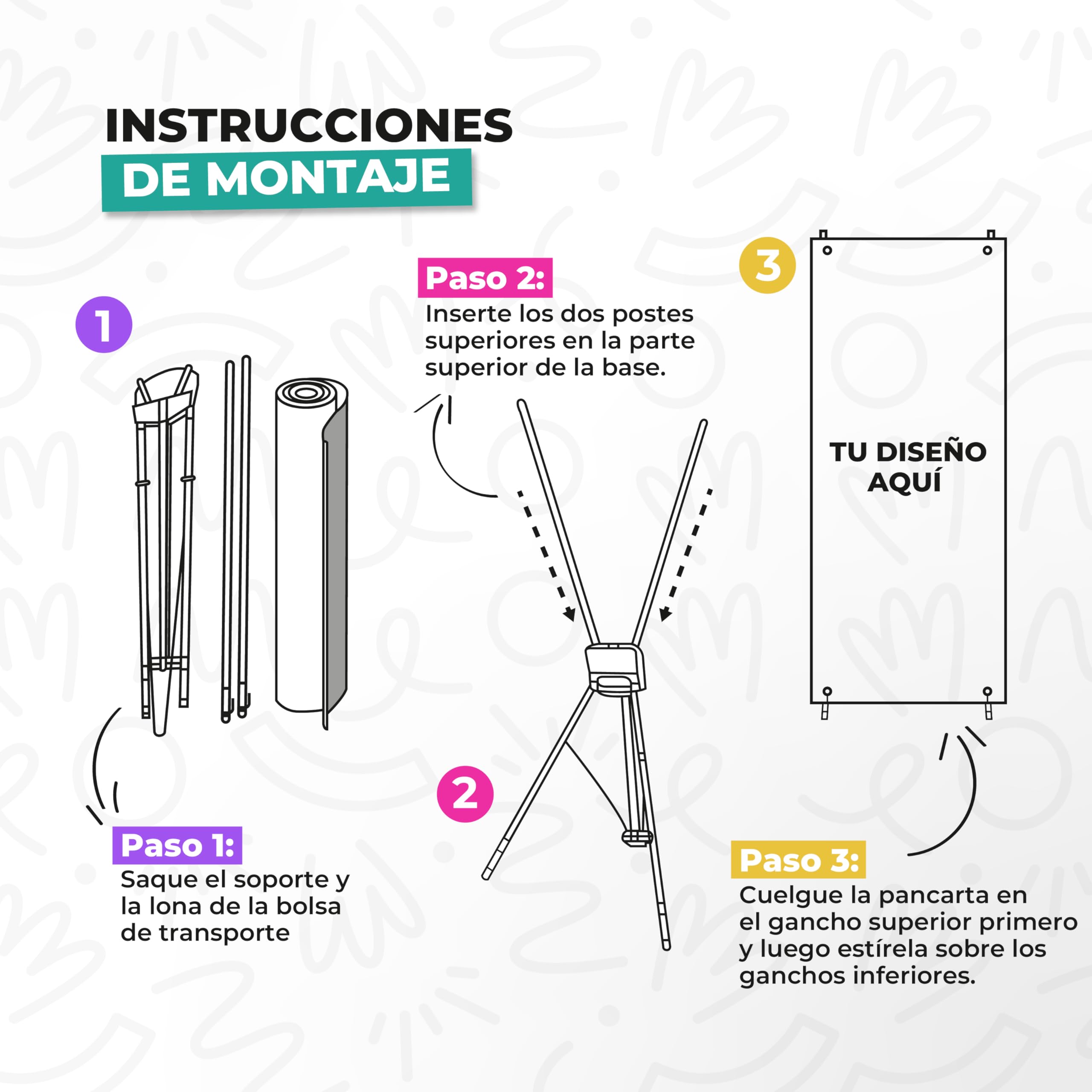 Cartel Personalizado 70x180cm | Photocall Cumpleaños - Añade Nombre y Edad del Cumpleañero | Pancarta Personalizada con Estructura Ideal para Decoración Cumpleaños Feliz