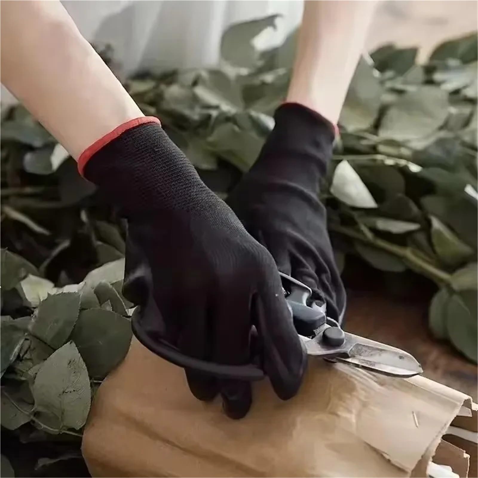 Gants De Travail Antidérapants 10 paires de gants travail antidérapants for le jardinage et du bois(10Pairs XL)