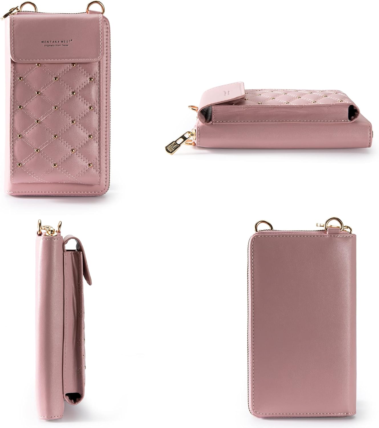 Montana West Small Crossbody Cell Phone Purse for Women RFID Blocking Cellphone Wallet - Image 4