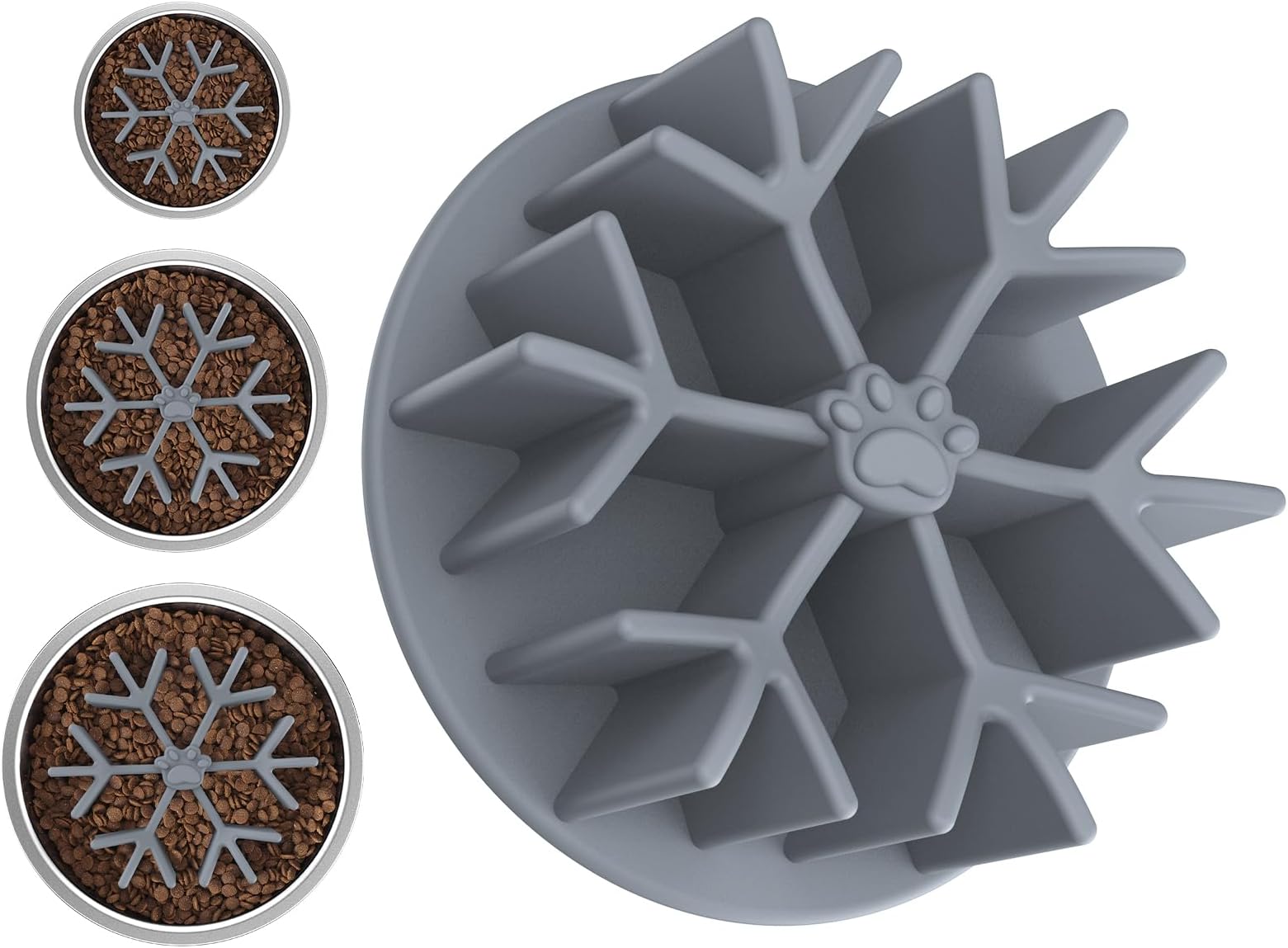 Olipiter Newest Slow Feeder Dog Bowl Insert, Dog Slow