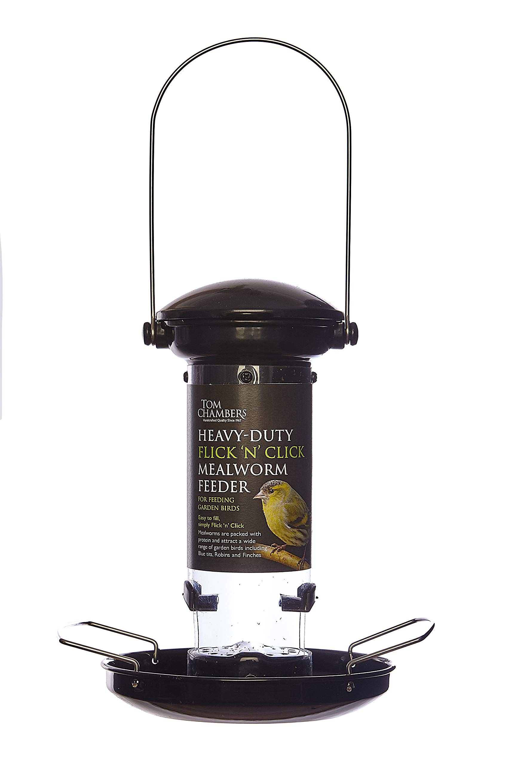Tom Chambers Heavy Duty Flick 'n' Click Mealworm Feeder