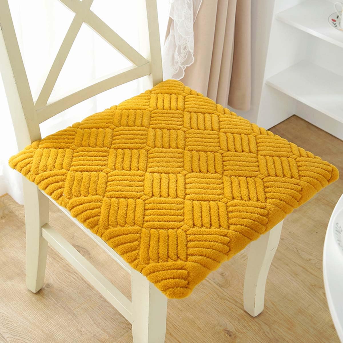 Coussin de chaise antidérapant Cozy évite les glissements lot de 4 assises confort dossier