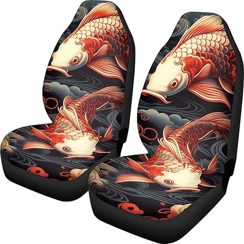 Miniatura 3 de Fundas de asiento de automóvil con plumas de pavo real, transpirables y lavables, funda de asiento de automóvil con plumas retro, funda universal
