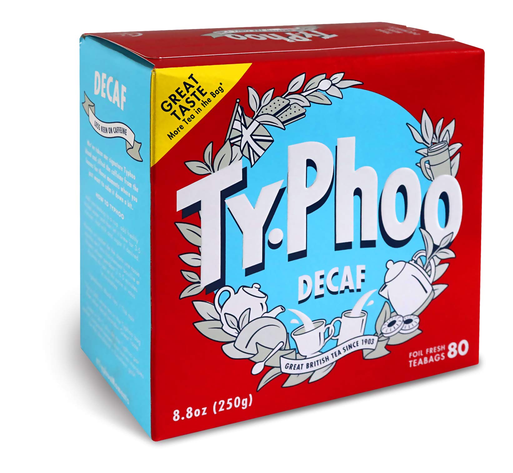 Typhoo Tea Orange Pekoe Decaf Tea, 80 Count : Amazon.ca: Grocery