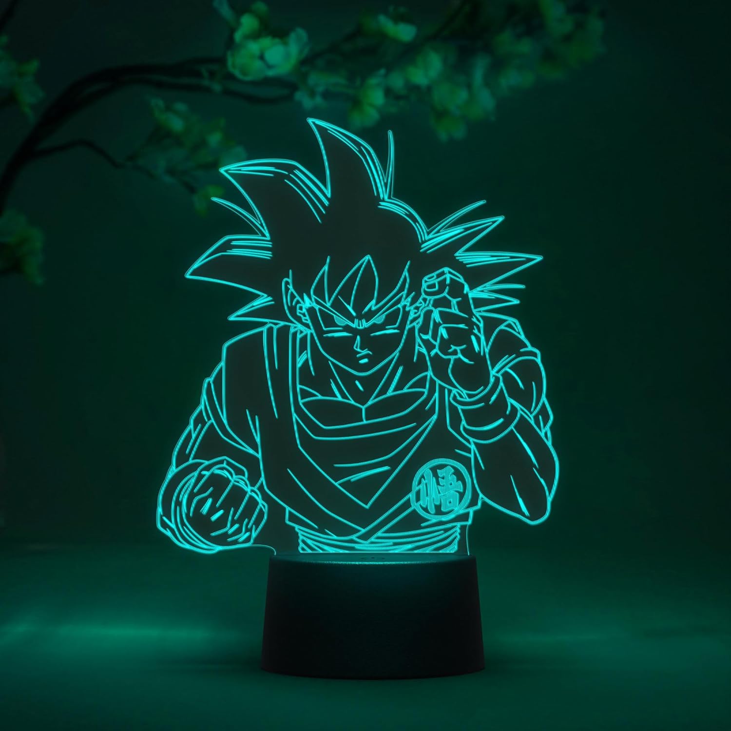 Otaku Lamps Goku Fight Dragon Ball Super – Anime Lamp Figure Night Light, 16 Color RGB LED – Remote, 3D Anime Room Décor Gift for Otaku