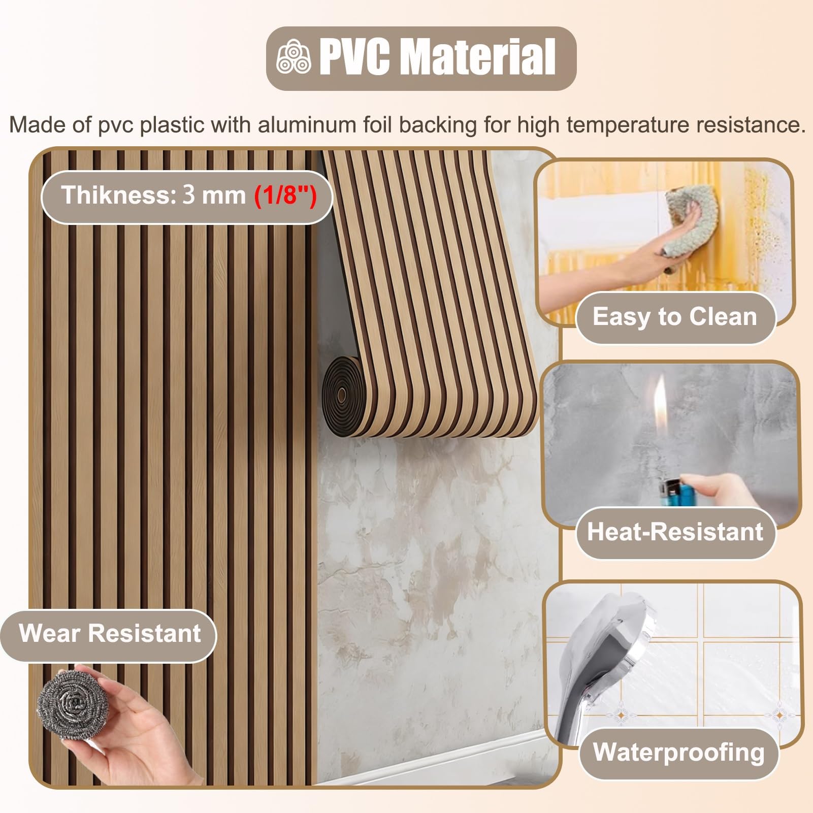 Azulejos de Techo Papel Pintado Autoadhesivo 3D de Lujo con Efecto Madera Gris Retro, Rollos de Placas de Techo para Dormitorio, Baño o Salón, Paneles(Brown/B,0.6x6.0m/2x20ft)
