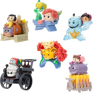 Disney Tsum Tsum Disney 100th Celebration Surprise Mystery Bag Collectible Figurine Toys for Girls & Boys, Blind Pack Bundle Series #1