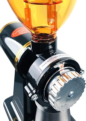 Miniatura 8 de Molinillo De Café Eléctrico Fresadora Automática De Café Fresadora Profesional Miller Con 8-Velocidad Ajustable 180W - Negro