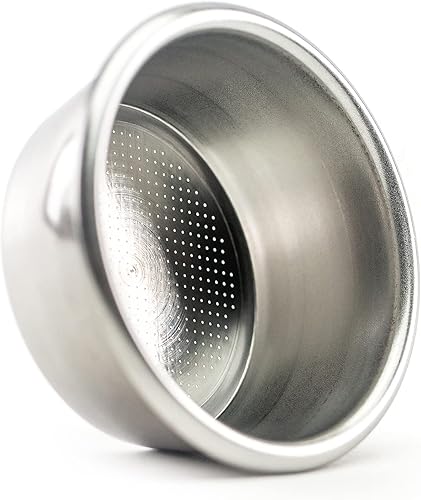 Crema Coffee Products  Cesta de filtro portafiltro de 2.126in para máquinas de espresso Breville  Acero inoxidable (doble tiro)