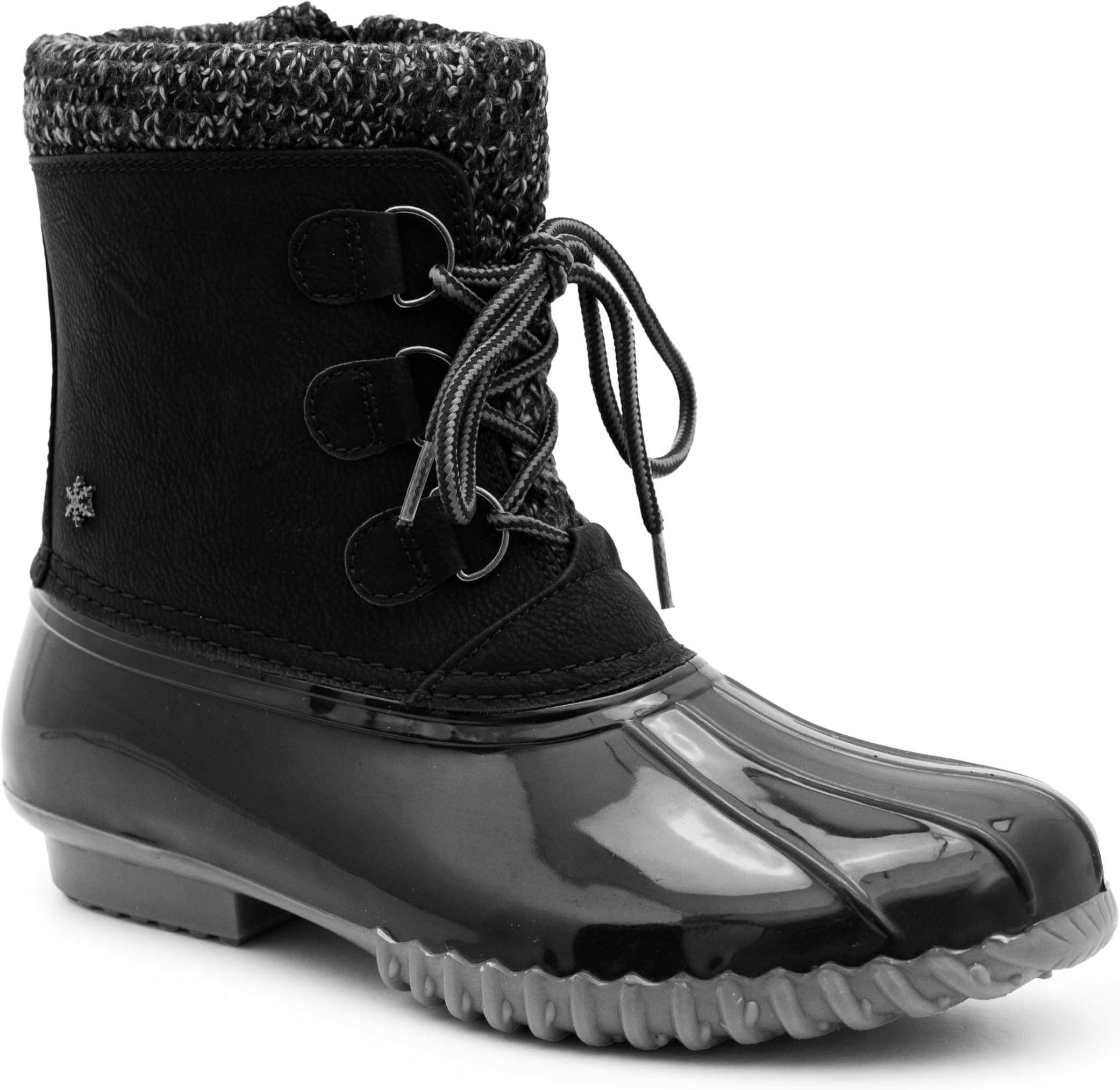 – Women’s Waterproof Duck Boots Winter Ankle Boots Ladies Warm Lined Faux Fur Garden Outdoor Rain Boot