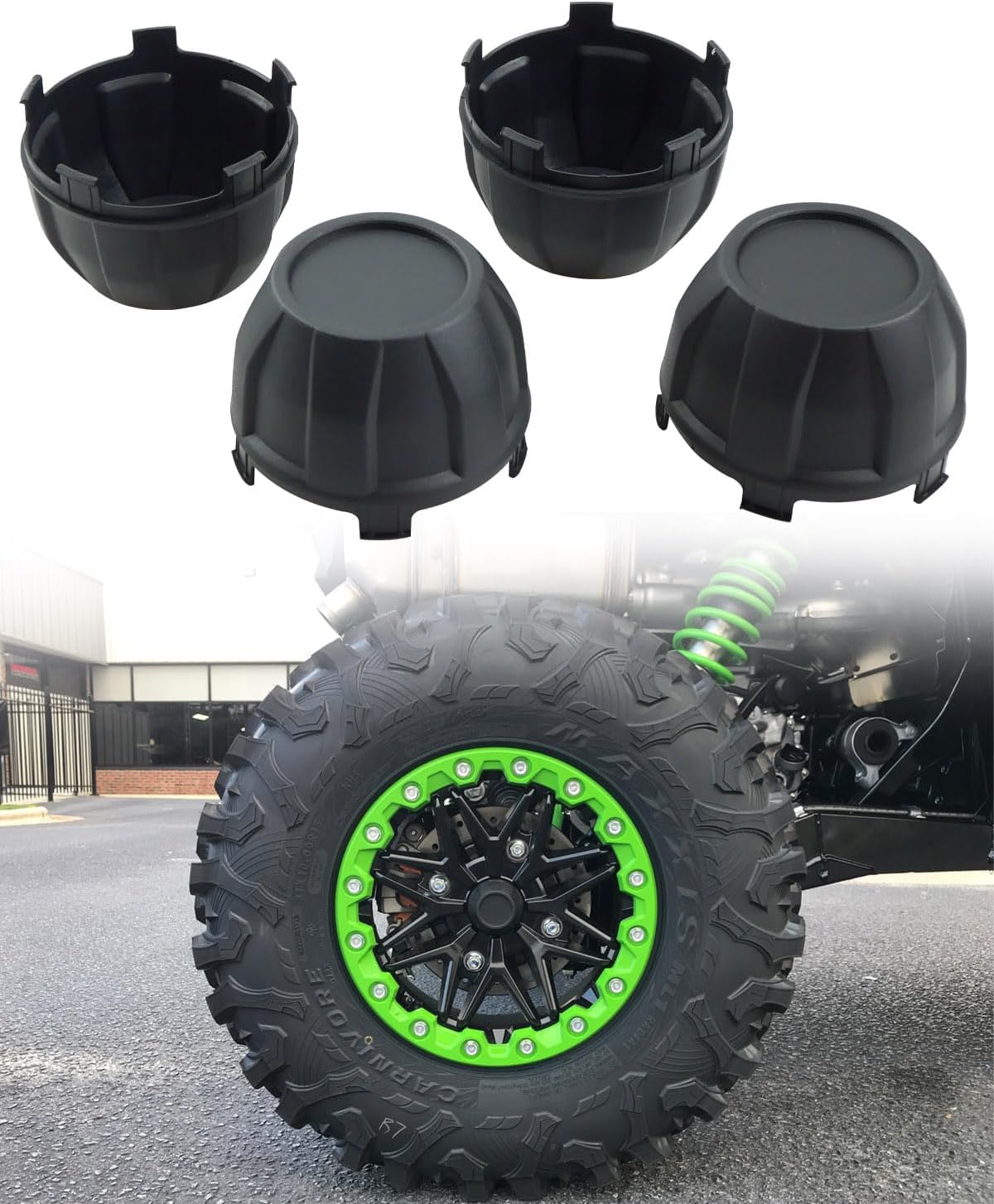 ANODZU Tire Wheel Center Hub Cap Cover Fit for Kawasaki