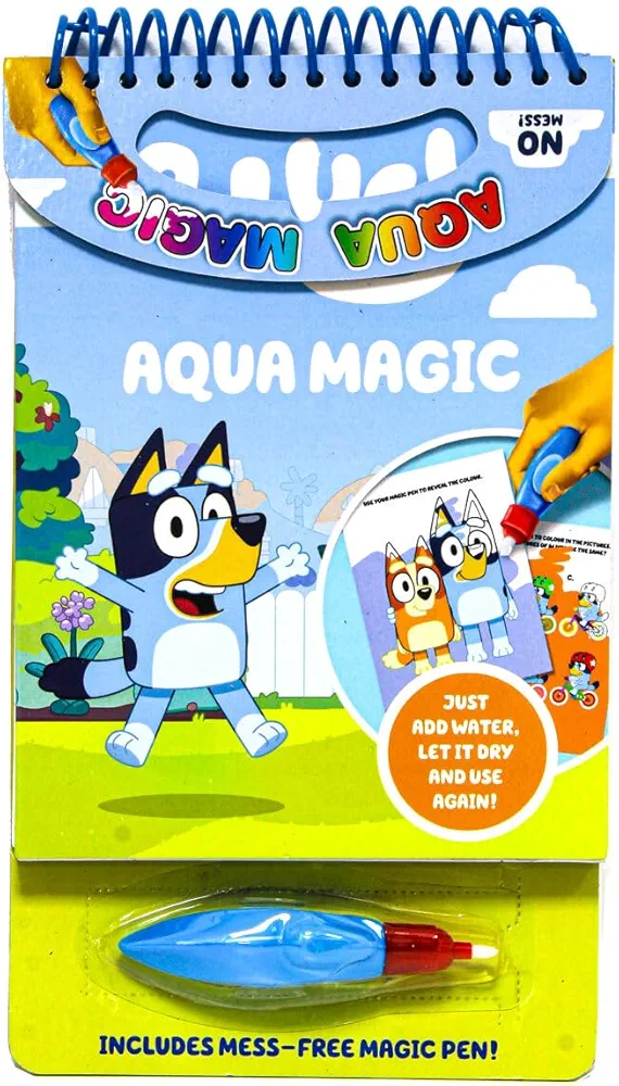 Bluey Aqua Magic - Colouring Books for Children, Ages 3 Years Plus