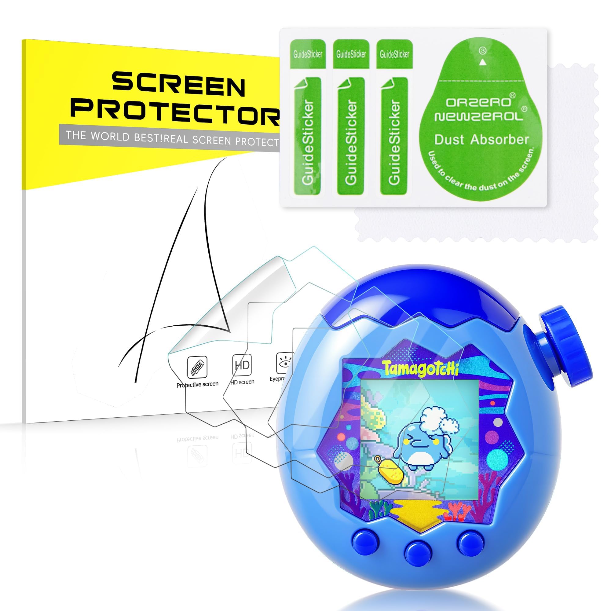Amazon | Newzerol【3枚】Tamagotchi Paradise専用フィルム