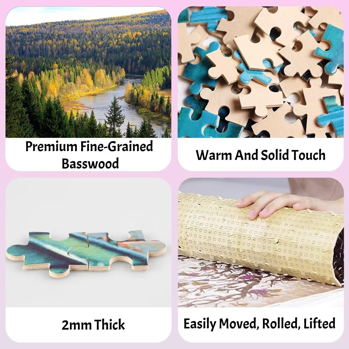 Puzzle 4000 Teile Elefant, Wiese Puzzle 4000 Teile Erwachsene, Klassische Puzzles für Erwachsene, Challenging Puzzel für Die Ganze Familie, Holzpuzzle Geschenke für Frauen, Deko Wohnzimmer -3312