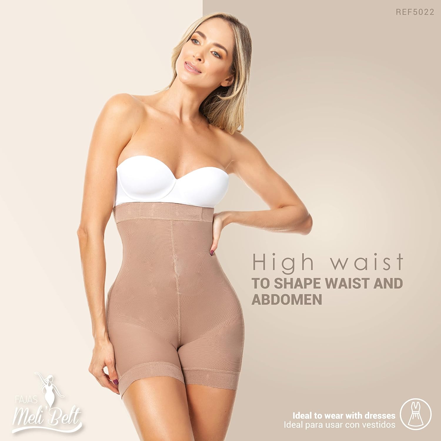 FAJAS MELI'BELT 5022 Faja Shorts Colombiana High Waist Butt Lifter Shorts Levanta Cola Colombianos - Image 7