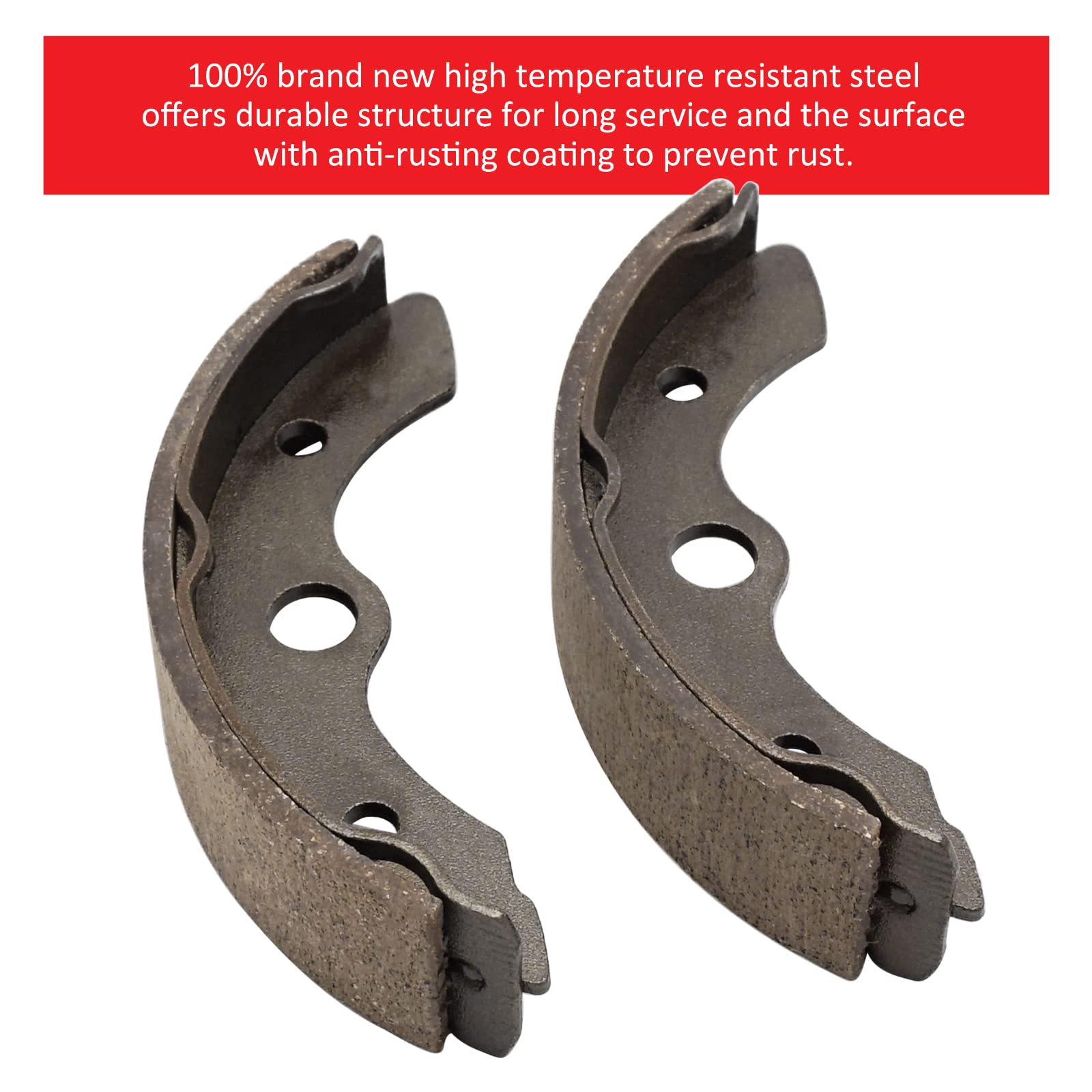 JAVIK Front Brake Shoes Springs Kit for Honda TRX200 TRX250