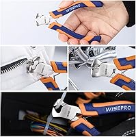 Vista 5 de Alicates Cortadores de Extremo Mini de 4.2 Pulgadas, Cortaalambres de Extremo de Precisión, Herramienta Extractora de Clavos para Instalación