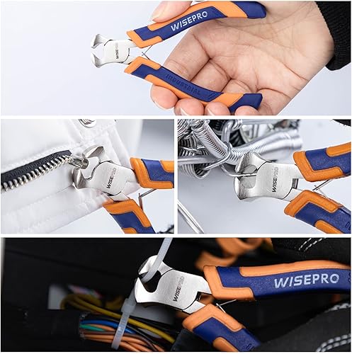 Miniatura 5 de Alicates Cortadores de Extremo Mini de 4.2 Pulgadas, Cortaalambres de Extremo de Precisión, Herramienta Extractora de Clavos para Instalación de