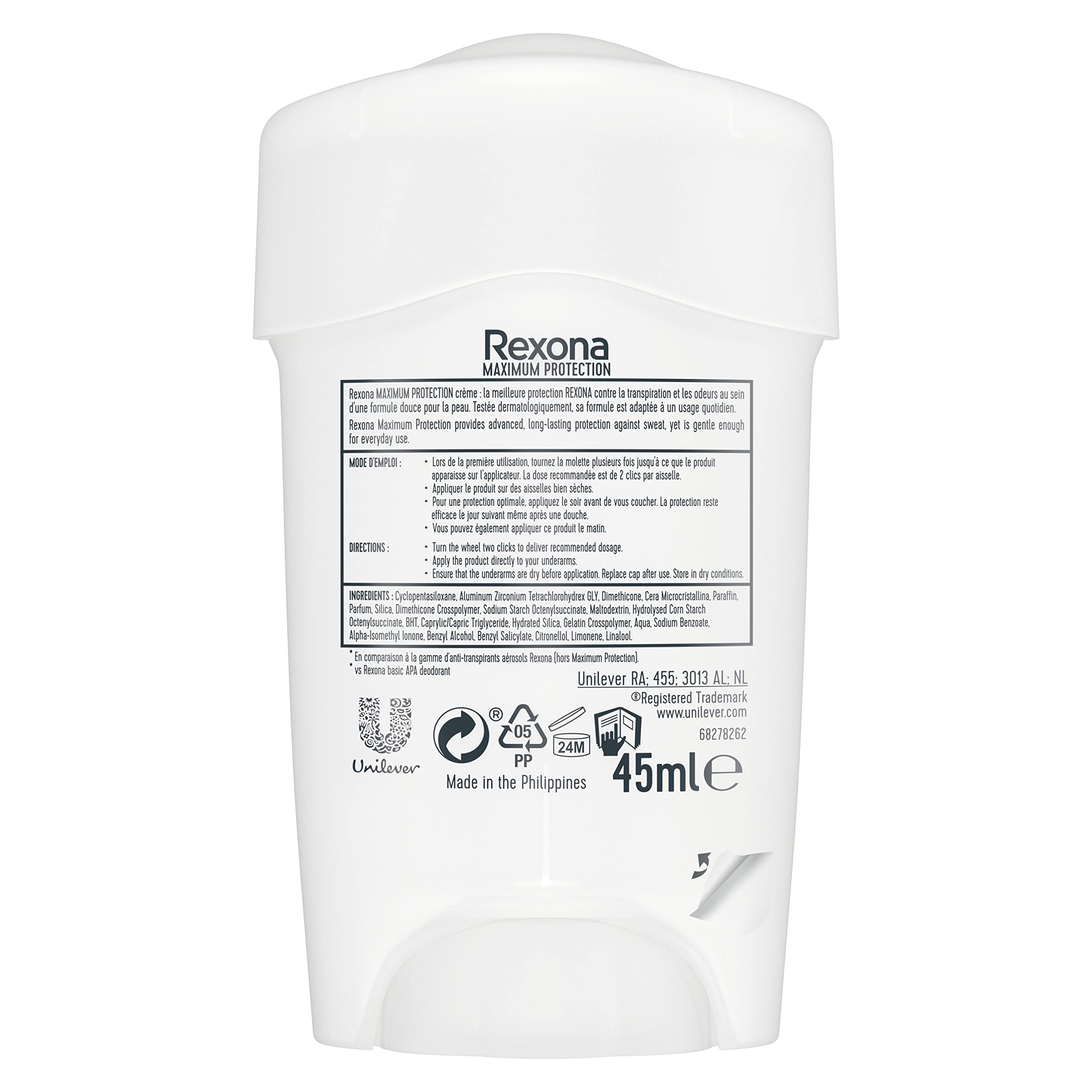Rexona Men Maximum Protection Antyperspirant, 3 Sztuki