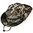 Wide Brim Boonie Hat, Men & Women Top Camo Bucket Hats for Safari Military Beach