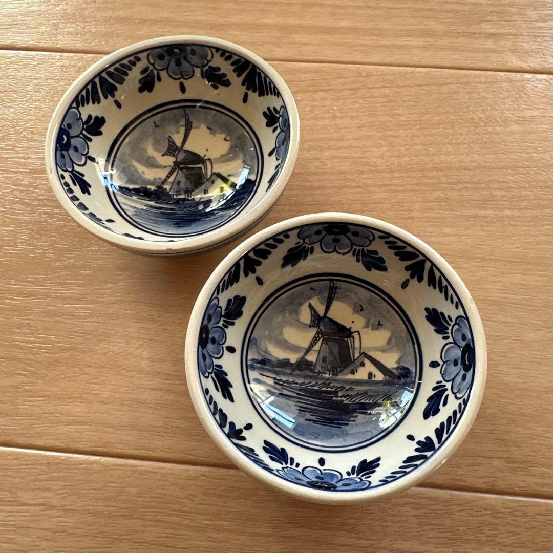 Amazon.co.jp: デルフト焼 豆皿 2個セット : ホーム＆キッチン