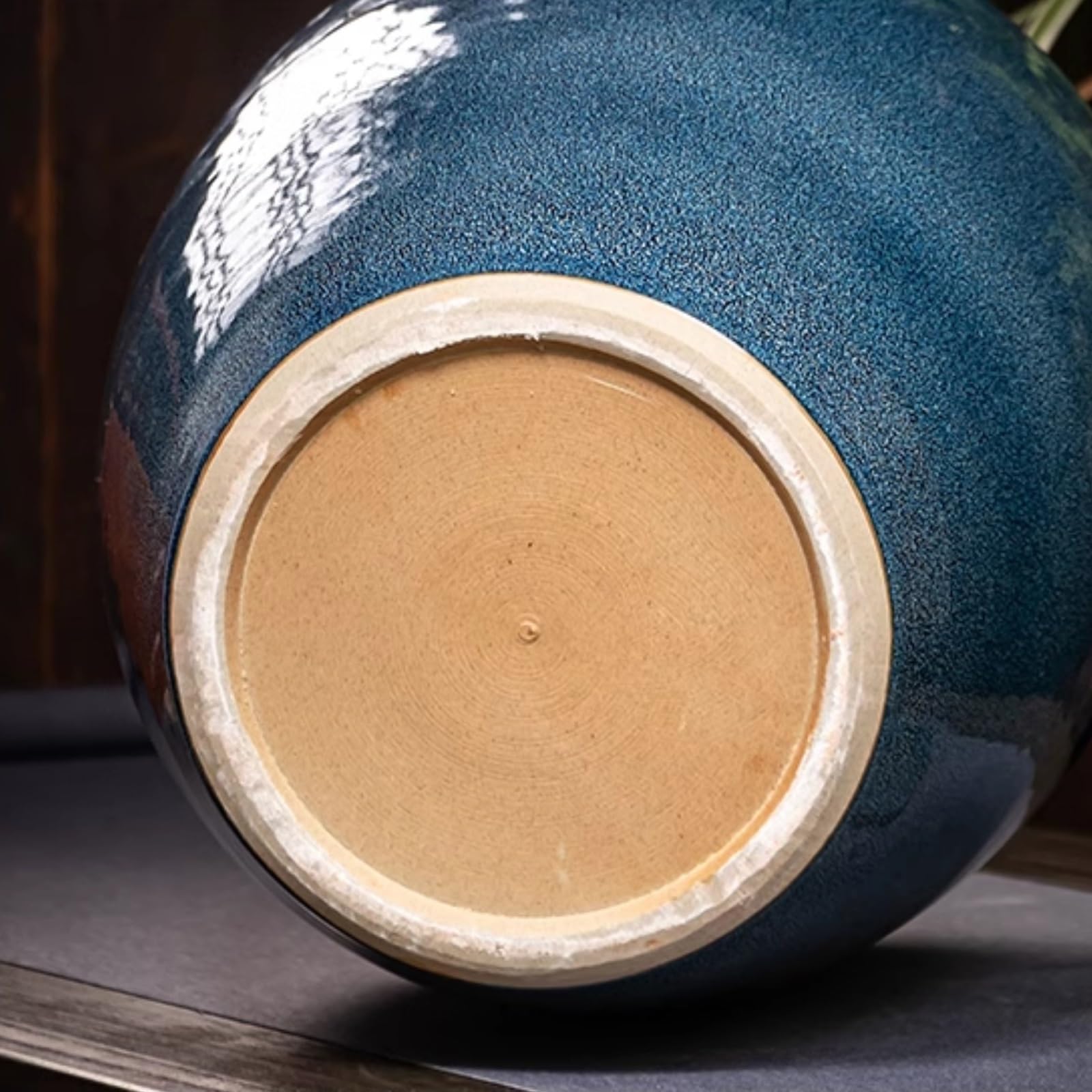 Recipiente de Cerámica para Arroz, Contenedores de Almacenamiento, Recipiente Hermético para Harina, Arroz, Frutos Secos y Aperitivos(Brown,10kg)