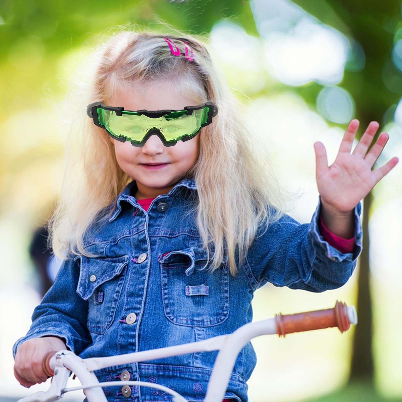 Visione Notturna occhiali,Occhiali per la Visione Notturna Regolabili Occhiali Per La Visione Notturna Impermeabili per Bambini