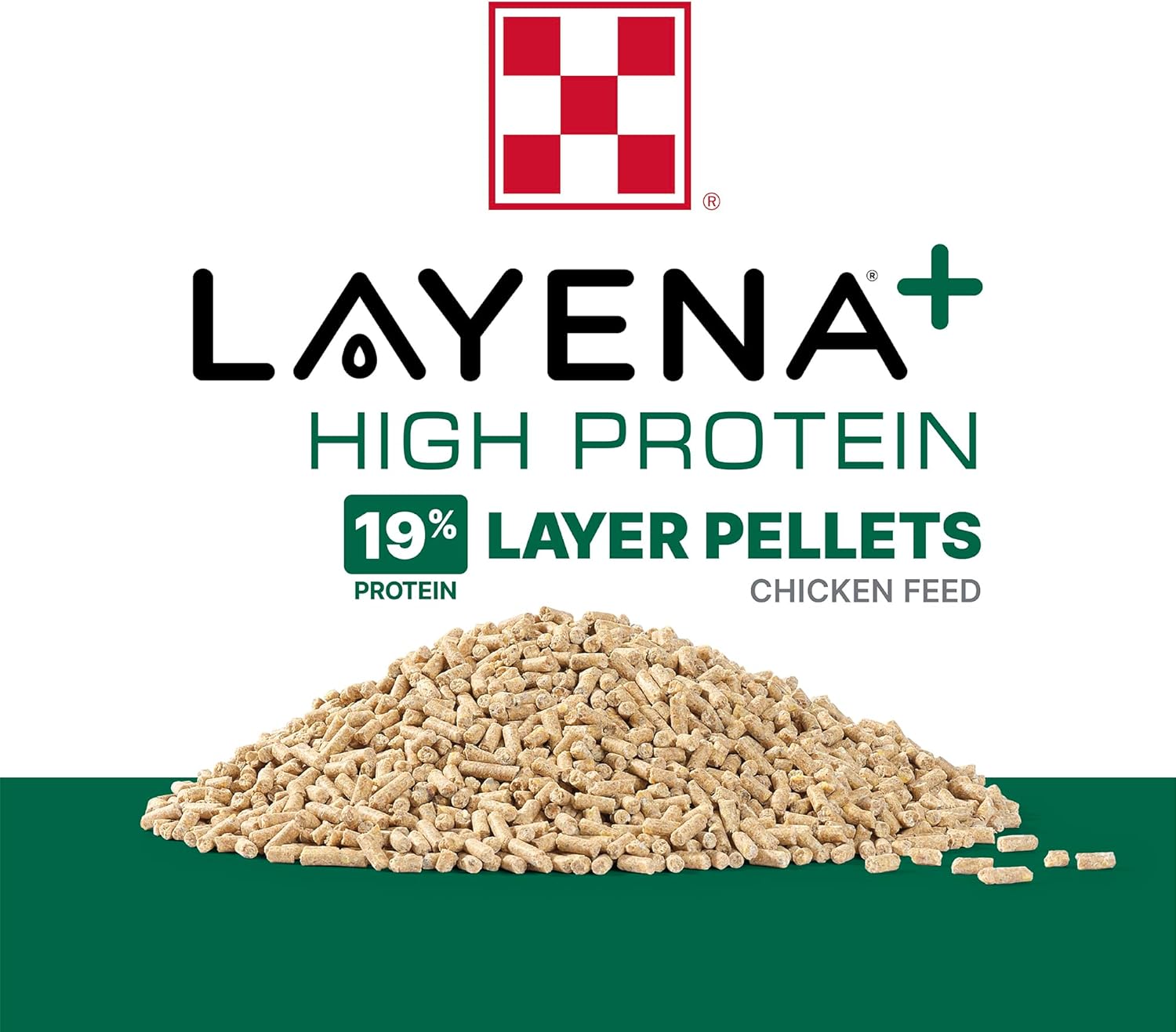 Purina Layena + High Protein Layer Chicken Feed (40 Pound)