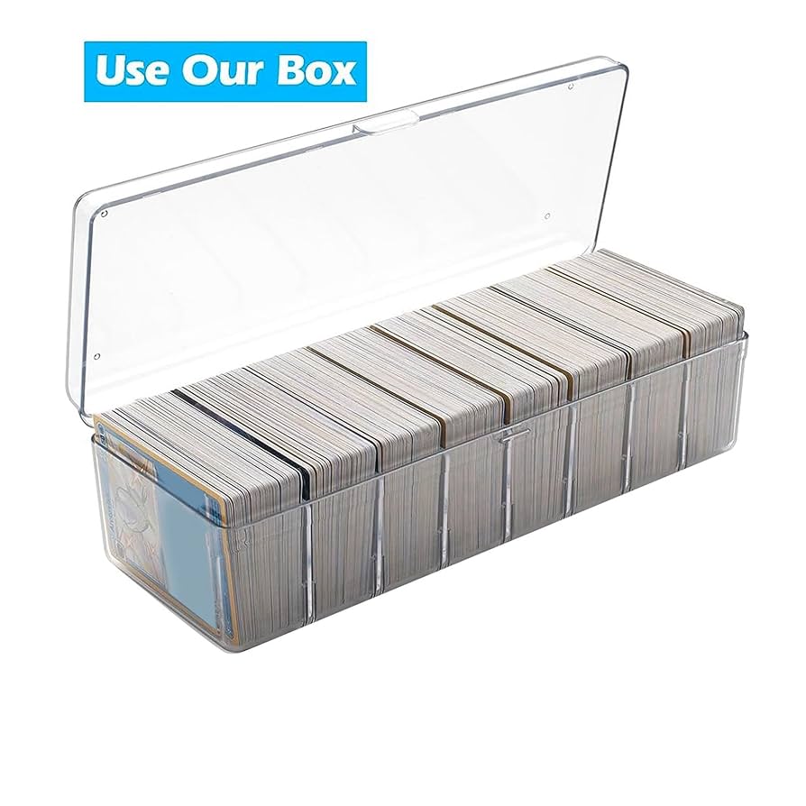 トレーディングカード収納ボックス [4個パック] トレーディングカード収納ボックス [4個パック] Amazon｜xosVee