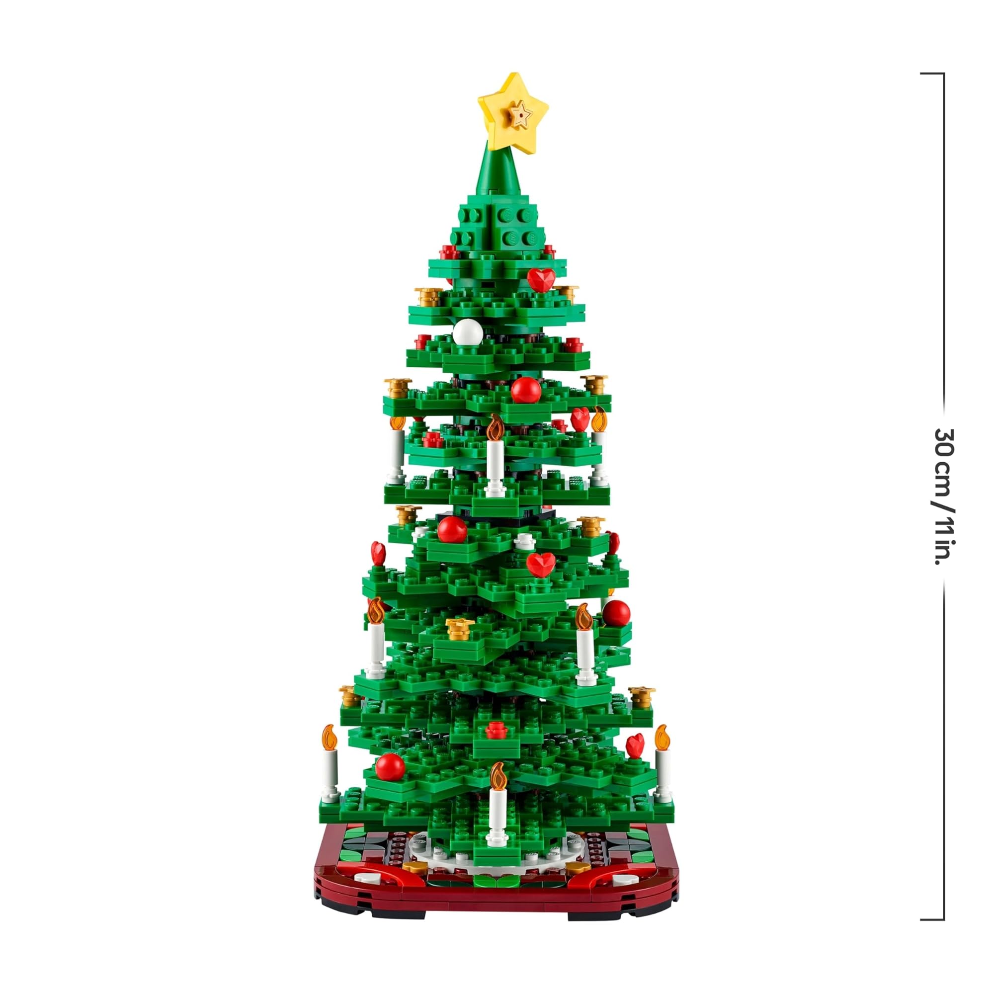 LEGO Le Sapin de Noël - Set de Construction pour Enfants - Décoration de Noël à Collectionner - Encourage la Créativité et Le Jeu d’Imagination - Projet Artistique Festif pour Toute la Famille 40573 | Décoration festive à collectionner pour la décoration