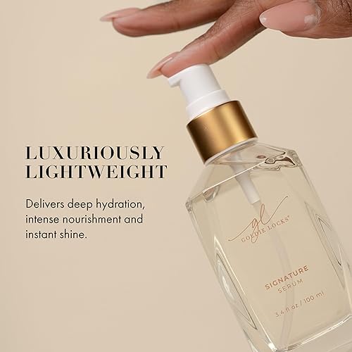 Miniatura 6 de Goldie Locks Signature - Suero para el cabello, antiencrespamiento y control de humedad, potenciador de brillo ligero, seguro para extensiones y