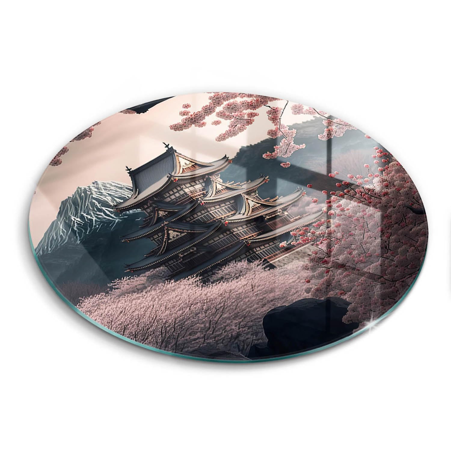 Protection Plaque Cuisson Induction 30cm pour Cuisiner sur un Décor Japonais