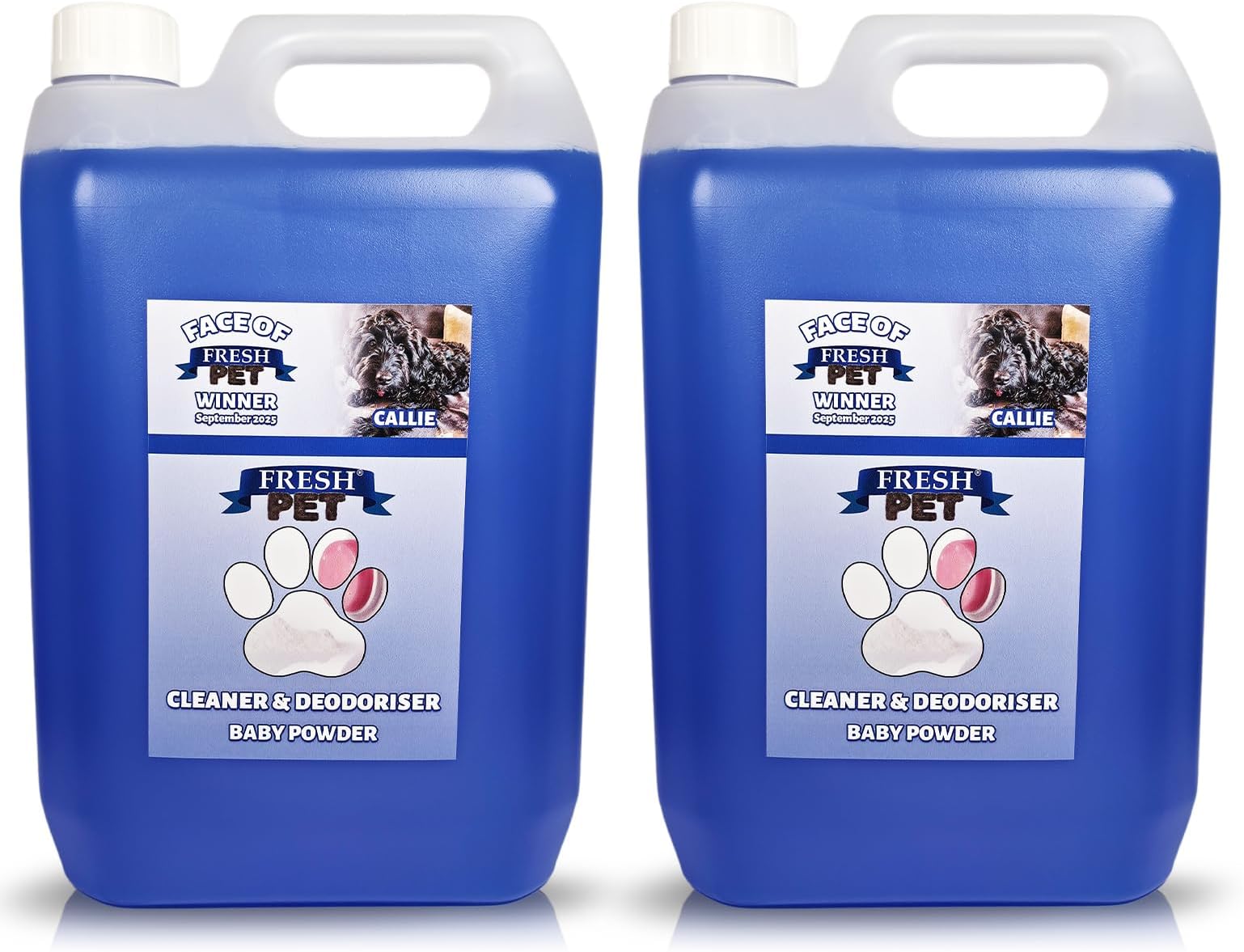 Trade Chemicals FRESH PET URINE SMELL ODOUR REMOVER 2 x 5L - Chem (BABY POWDER)