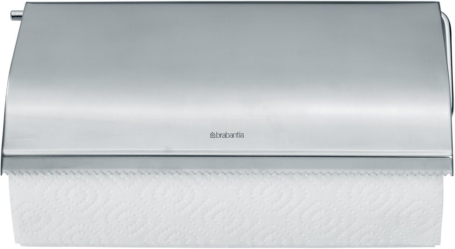 Brabantia 313868 Wall Mounted Kitchen Roll Holder Matt Steel